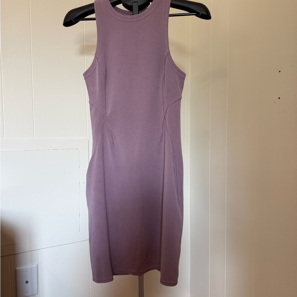 Lululemon ribbed tank dress in purple, size 6